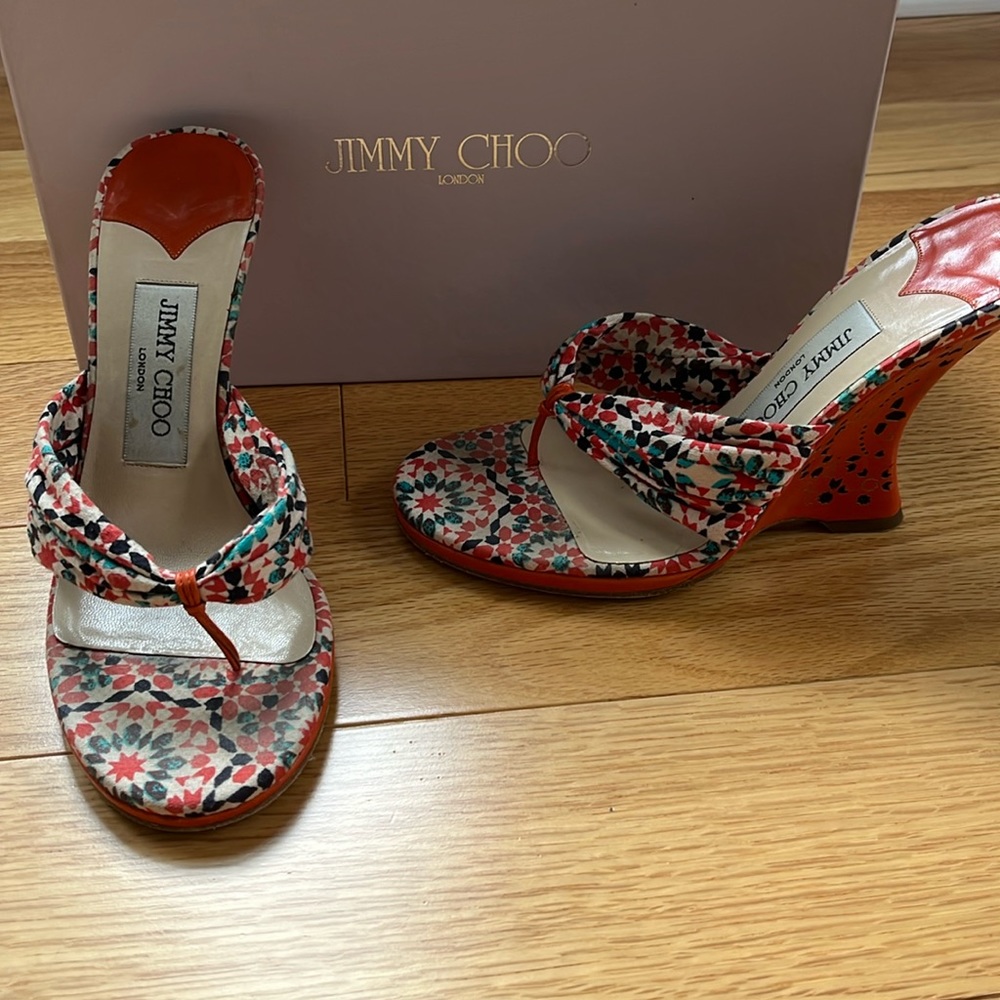 Jimmy Choo wedge sandals